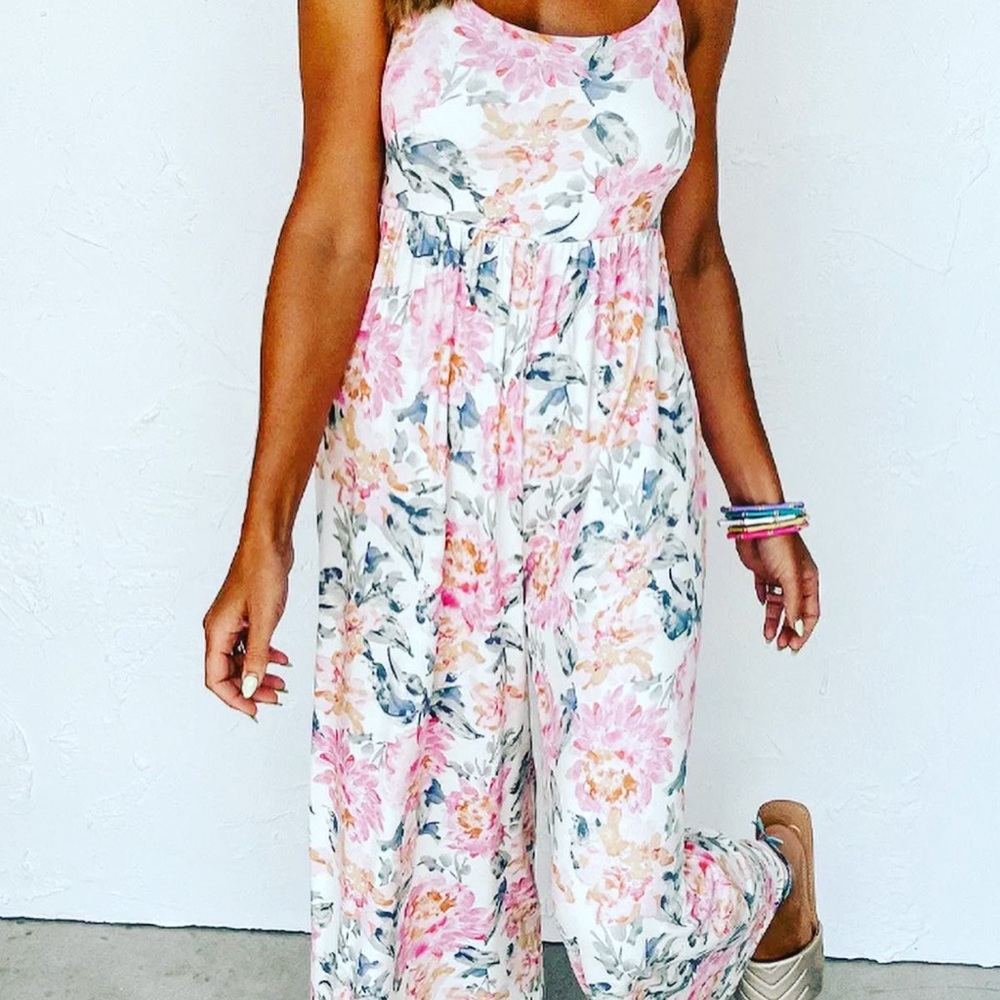 Floral jumpsuit